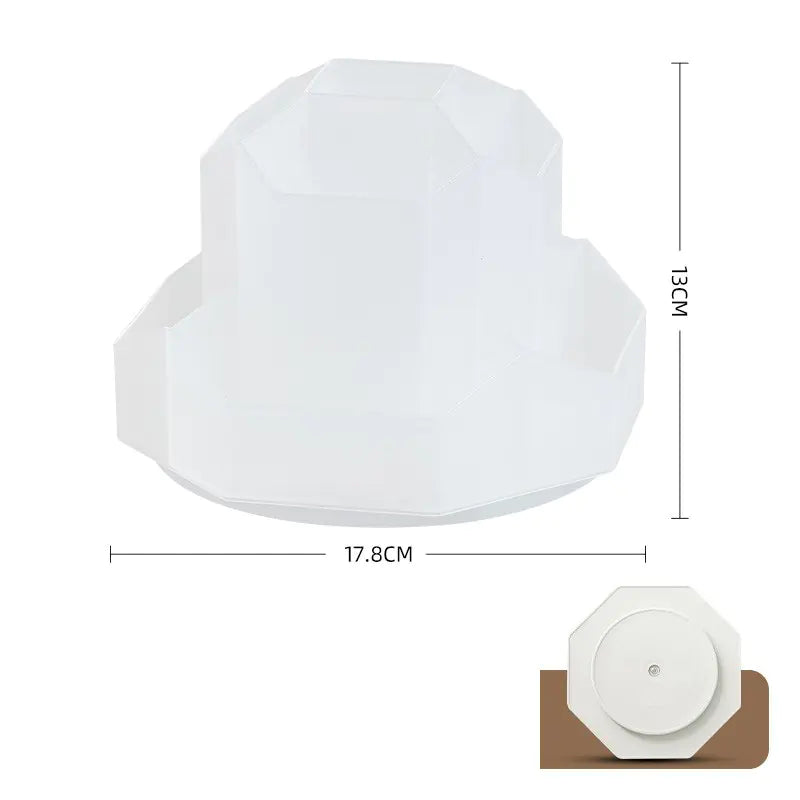 Elegant Rotating Desk Organizer