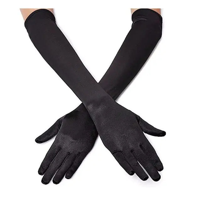 Dark Elegance PU Leather Gloves