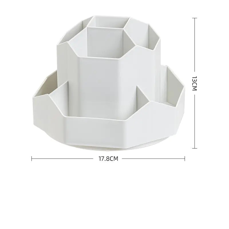 Elegant Rotating Desk Organizer