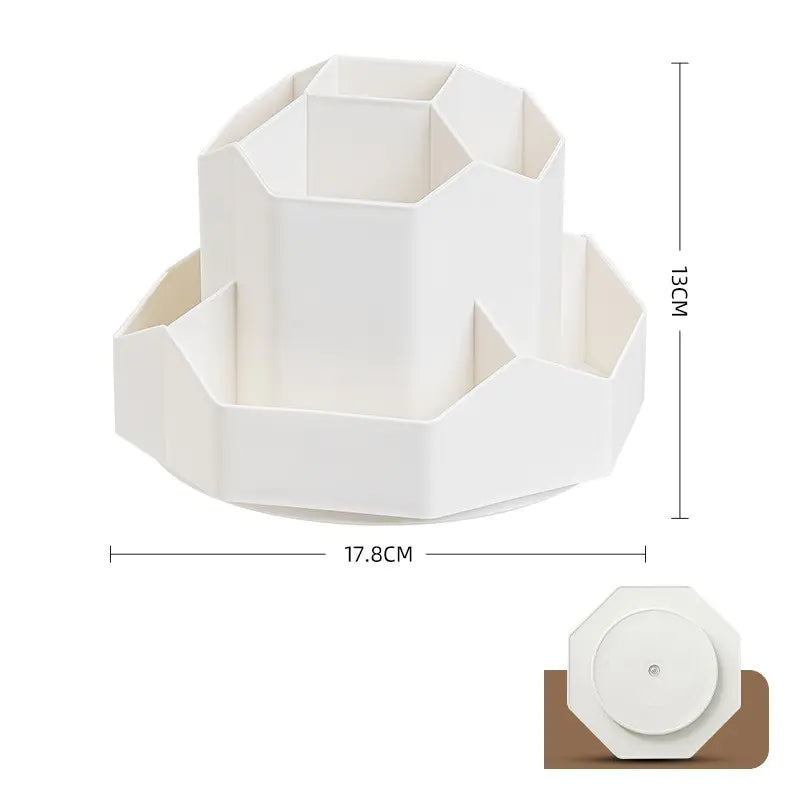Elegant Rotating Desk Organizer