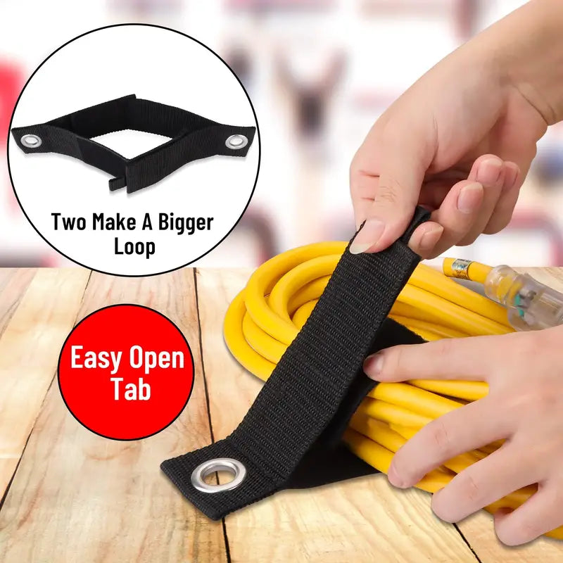 6-Pack Cord Organizer Straps