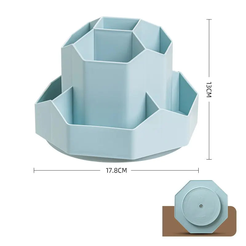 Elegant Rotating Desk Organizer