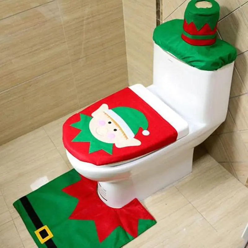 Santa Claus Toilet Seat Cover