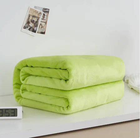 Cozy Coral Fleece Throw