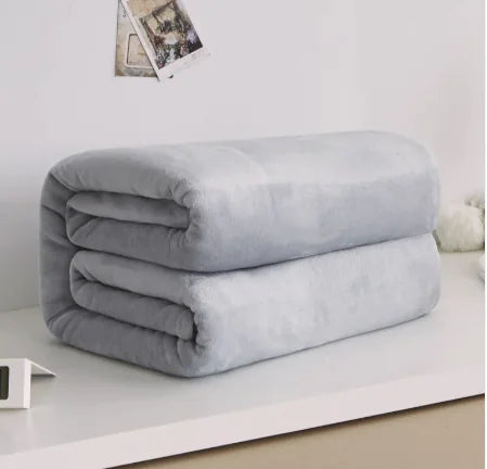 Cozy Coral Fleece Throw