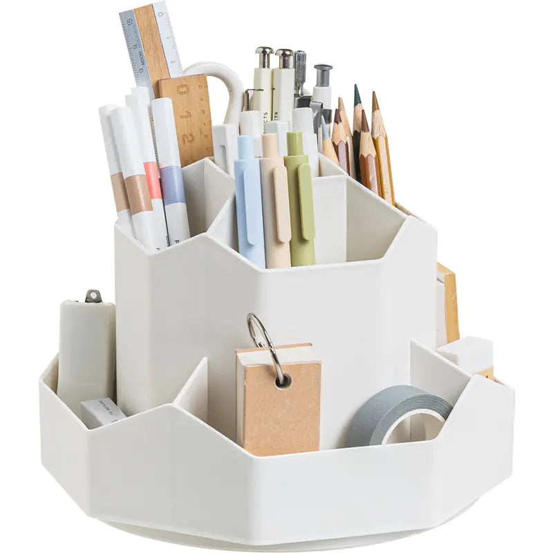 Elegant Rotating Desk Organizer