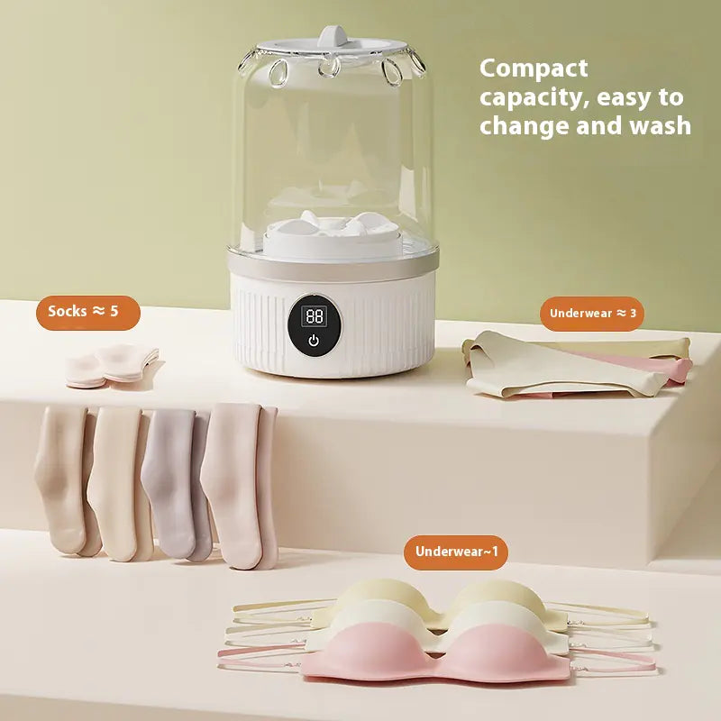 Compact Mobile Laundry Device