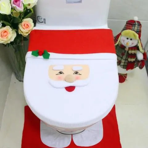 Santa Claus Toilet Seat Cover